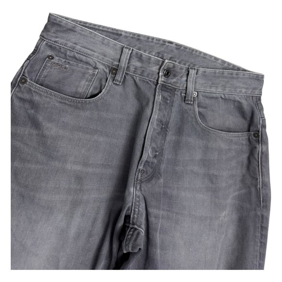 G-STAR RAW 3301 Tapered Gray Streetwear Denim Jeans Mens 32x32 - Picture 6 of 7